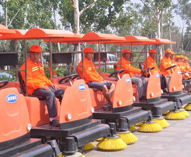 電動掃地車案例-德州城管 電動掃地車案例-德州城管