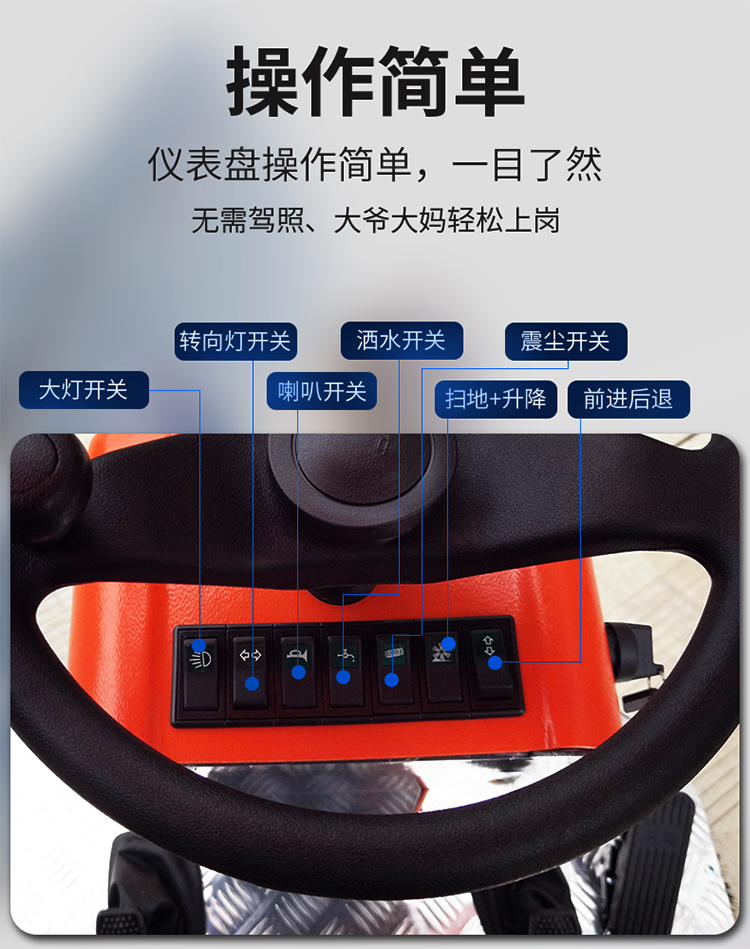 半封閉電動掃地車1450 半封閉電動掃地車1450