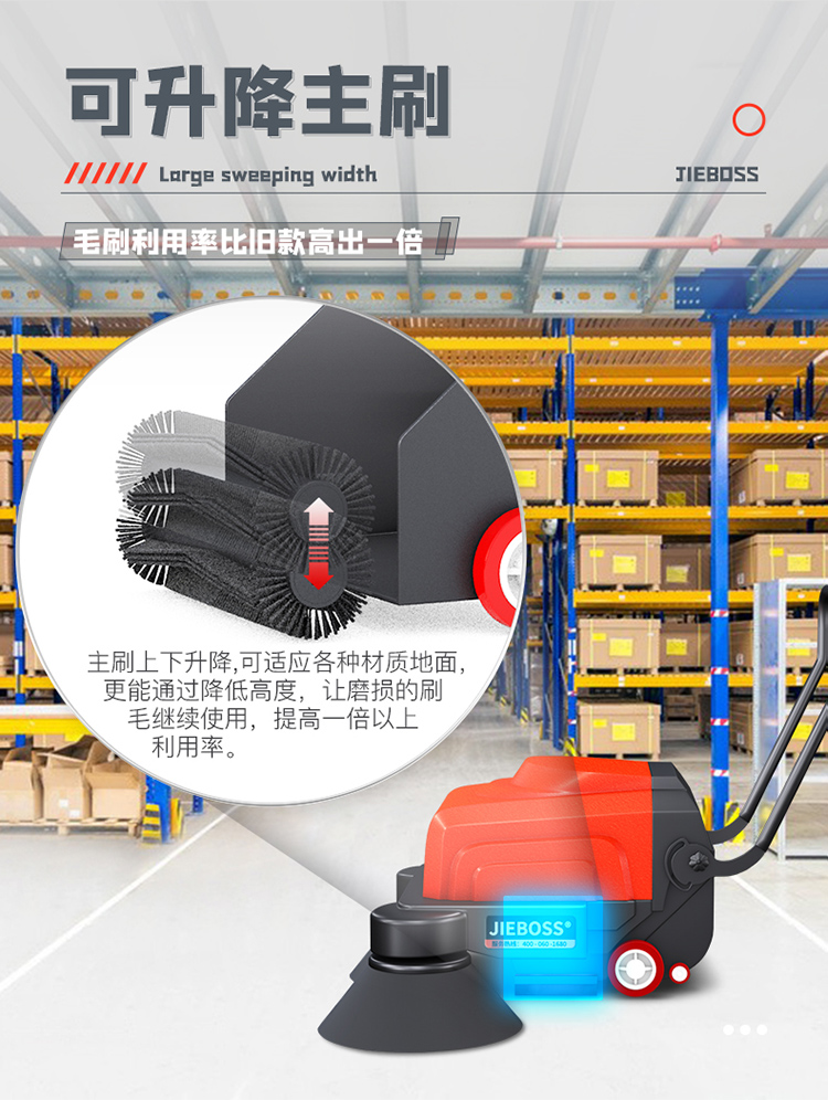 潔博士多功能電動手推式掃地機1150 潔博士多功能電動手推式掃地機1150